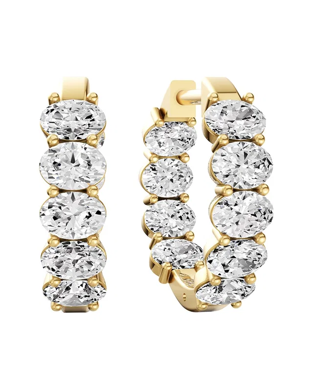 Lab Grown Diamonds 14K 2.00 ct. tw. Lab-Grown Diamond Earrings, image 1 of 1 from Gilt
