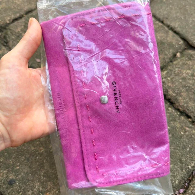 Givenchy Women's Makeup and toiletry bags - Pink/Purple in pink|purple from Depop, photo 2 of 6