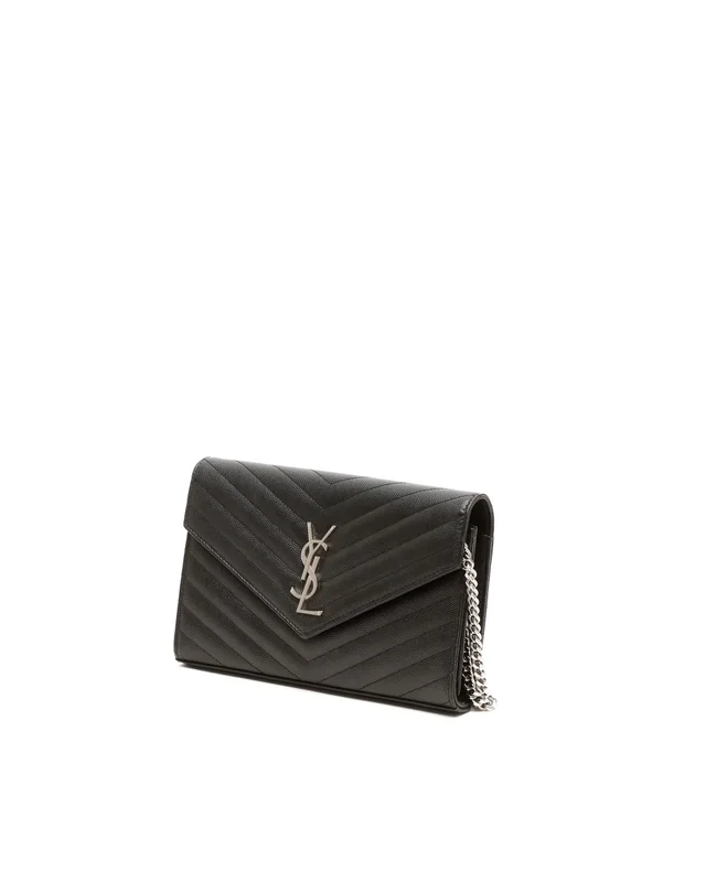 Saint Laurent Cassandre Wallet on Chain Bag in Leather from A Retro Tale, photo 2 of 7