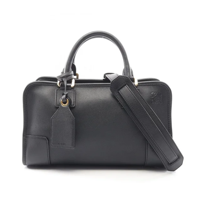 Loewe Amazona Handbag Leather Black in black Leather from Poshmark