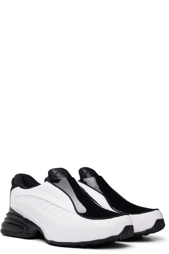 Comme des Garçons Homme Plus Black & White Nike Edition Air Max Dolce SP Sneakers, photo 4 of 5 from SSENSE