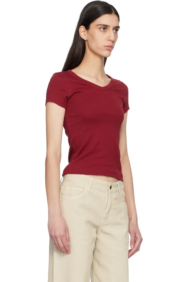 FLORE FLORE Red Jill Baby T-shirt, photo 2 of 4 from SSENSE