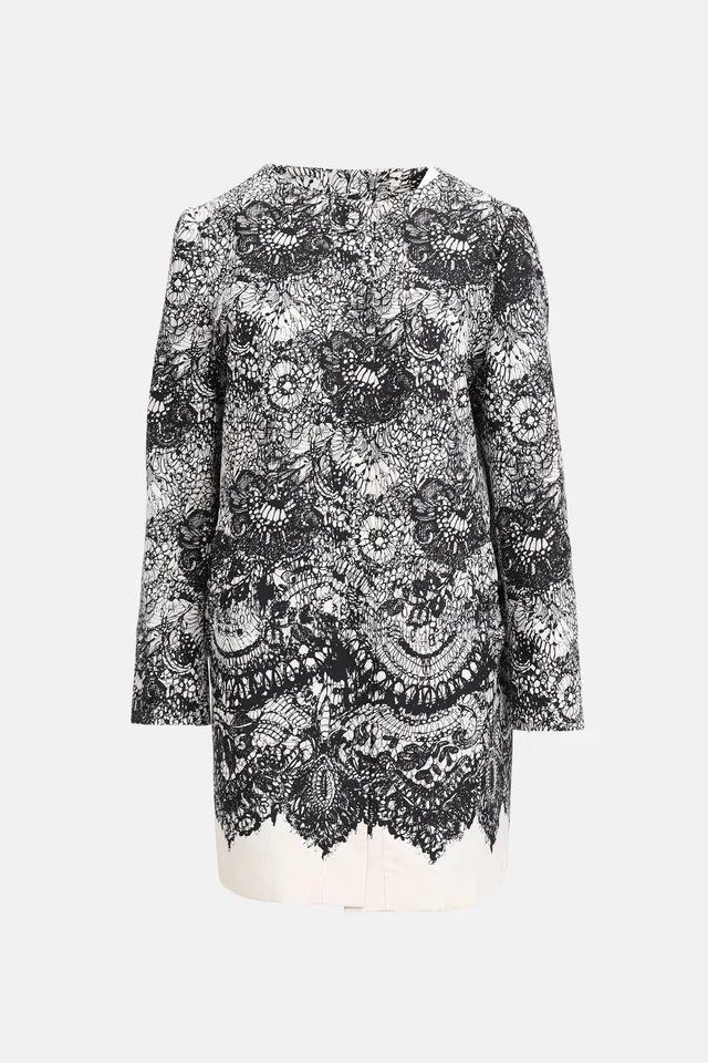 Prada 2011 Printed Jacket in Multicolor Silk from VSP Consignment