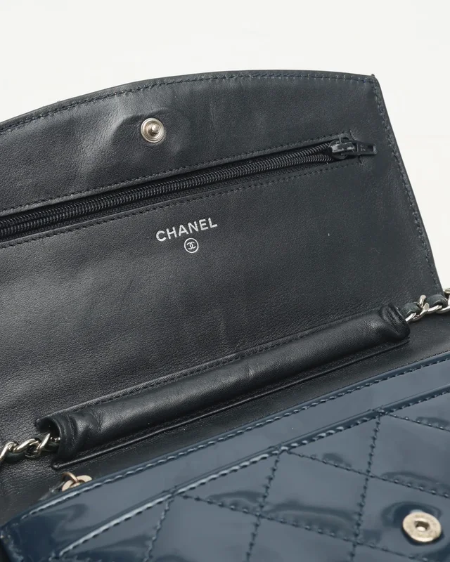 Chanel Patent Wallet On Chain Bag in Patent leather from A Retro Tale, photo 8 of 13