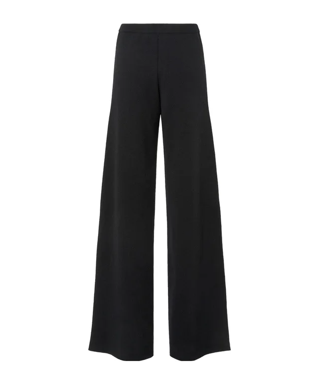 Fendi Trousers Black FF Zucca cashmere trousers, photo 2 of 3 from SENSER