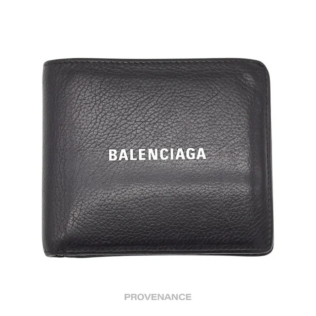 Balenciaga Men's Wallet - Black in black from Depop, photo 1 of 1