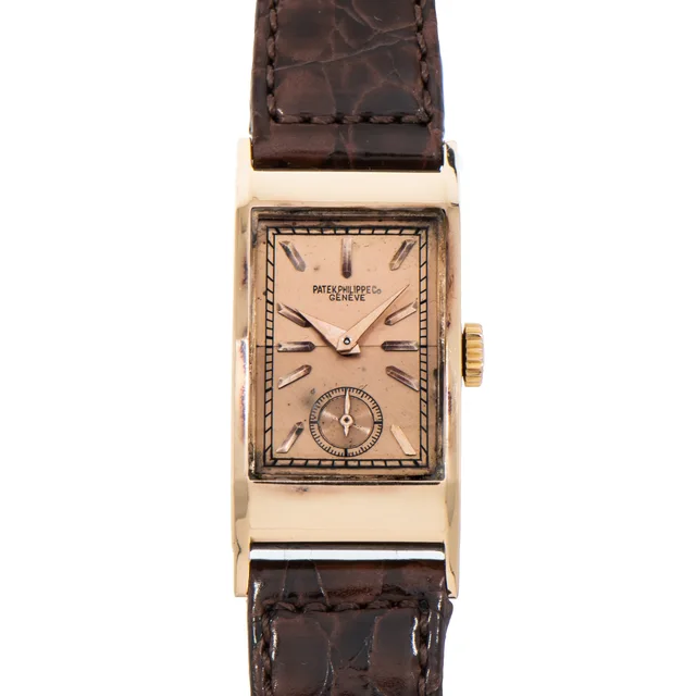 Patek Philippe Tegoline' Dress Watch in silver|gray Resin from WatchesOfSwitzerland