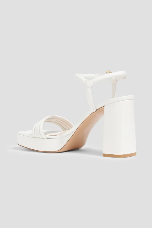 Gianvito Rossi Lena Leather Platform Sandals, photo 3 of 4 from THE OUTNET