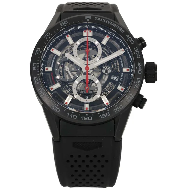 TAG Heuer Carrera CAR2090 43mm Ceramic Watch in Ceramic from H&T