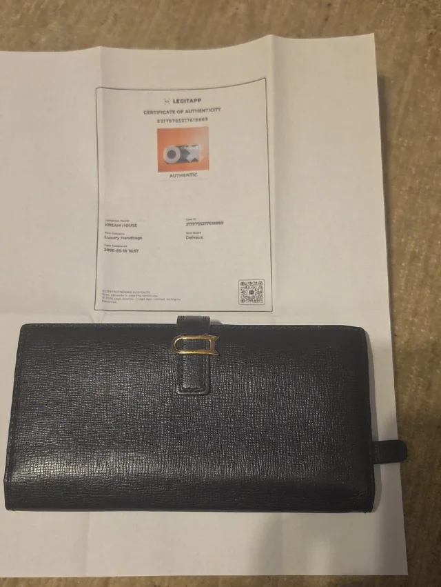 Delvaux Leonce Ling Wallet With Coi in black|gold Leather from Poshmark