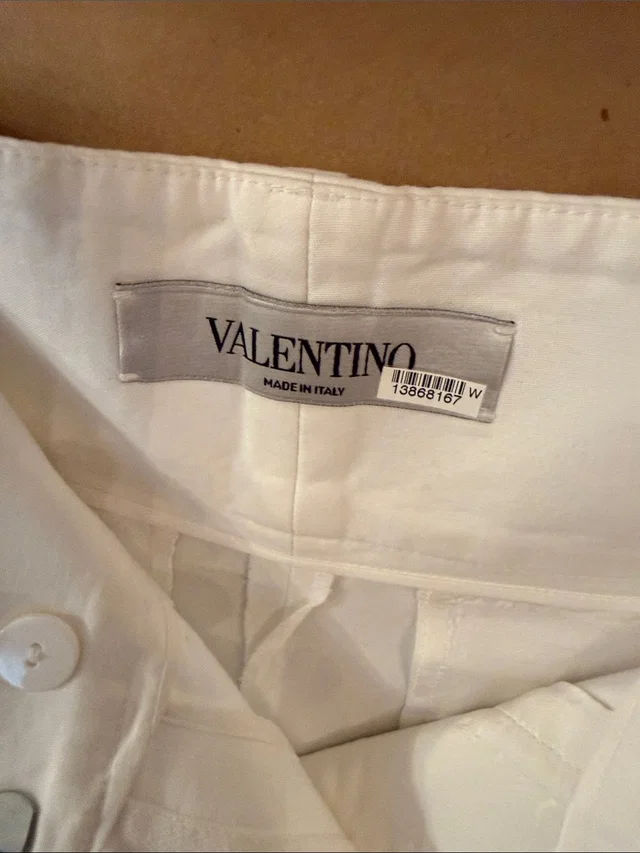 Valentino Garavani Women’s Shorts With Subtle Tailoring in white from Poshmark