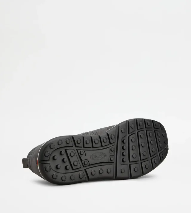 Tod's suede-panelled felt sneakers, photo 6 of 7 from SENSER