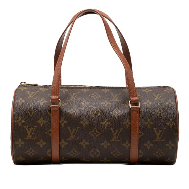 Brown Louis Vuitton Monogram Papillon 30 Handbag in Brown Coated canvas from Designer Revival