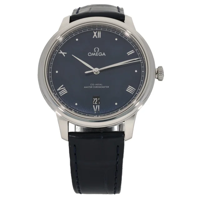Omega De Ville Prestige 434.13.40.20.03.001 40mm Stainless Steel Watch in Leather from H&T