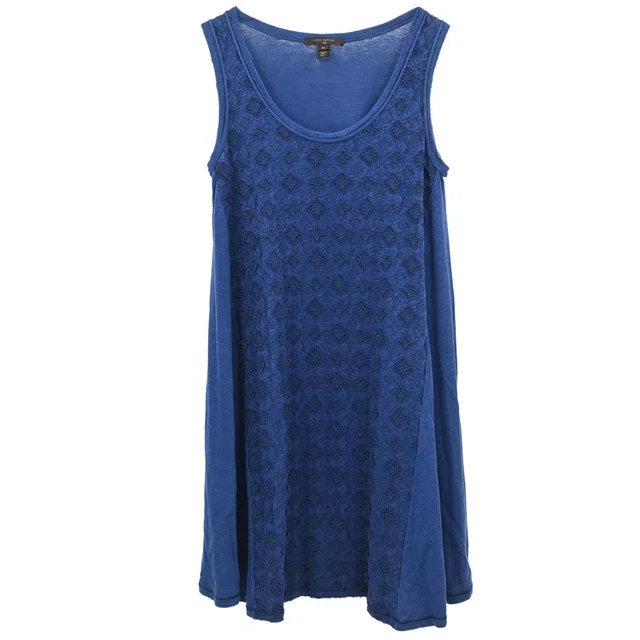 Louis Vuitton Sleeveless Dress Monogram Blue #M in Blue from AMORE Vintage Tokyo