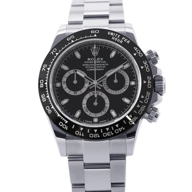 Rolex Cosmograph Daytona W40mm Stainless Steel Black Dial116500LN in Black from GALLERY RARE