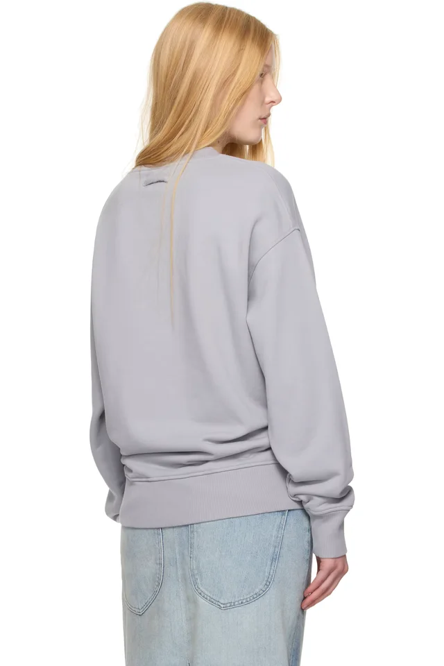 Jean Paul Gaultier SSENSE Exclusive Gray Cotton Water Print Sweatshirt, photo 3 of 4 from SSENSE
