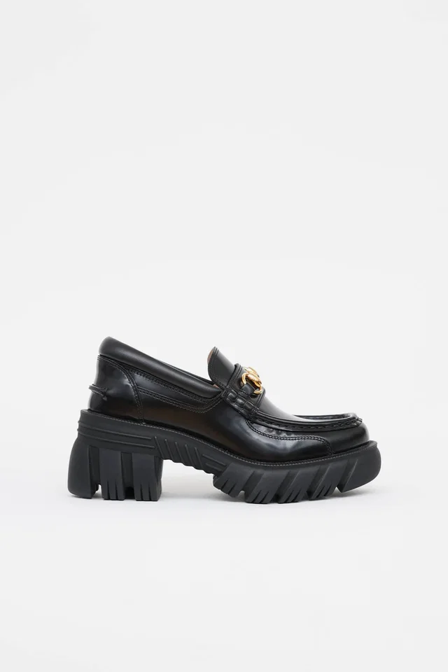Gucci Horsebit Platform Loafer in Leather from VSP Consignment