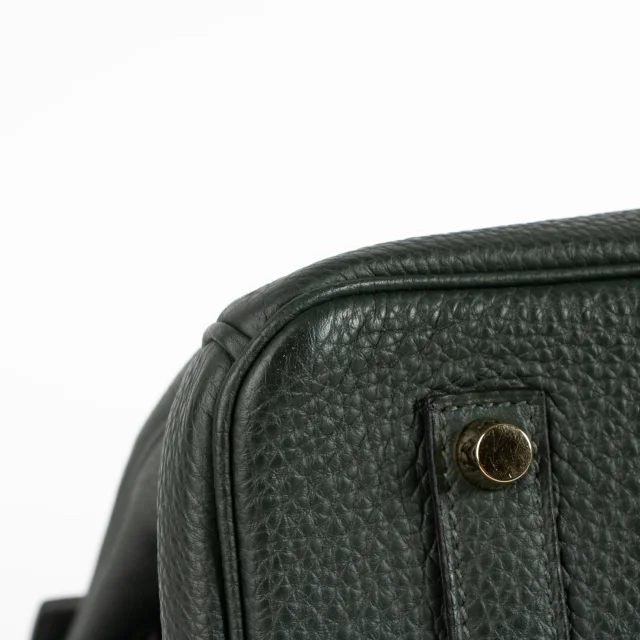 Hermès Birkin 35 Vert Foncé Togo GHW in Green Togo leather from Labellov, photo 9 of 12