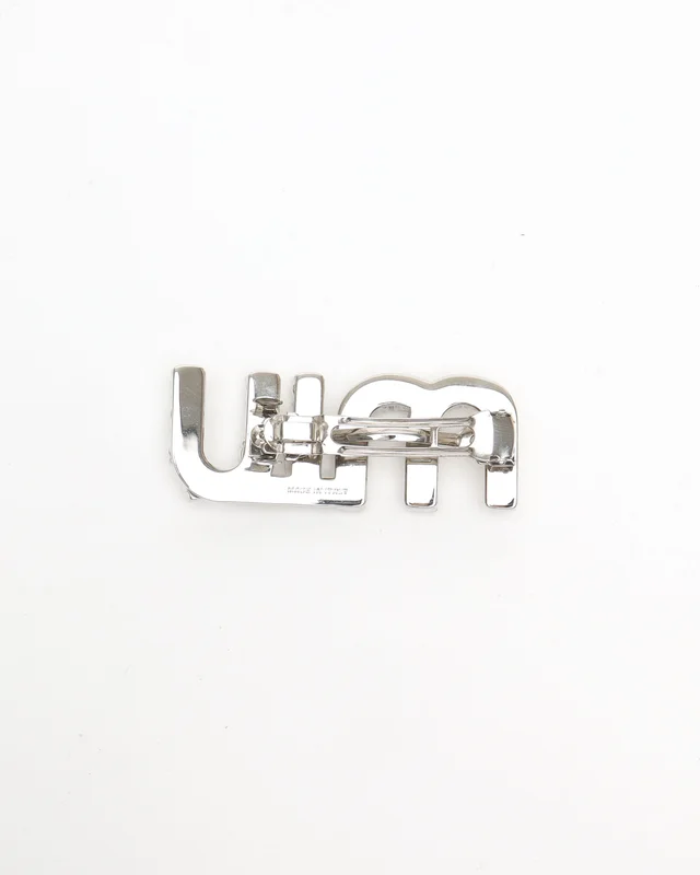 Miu Miu Logo Rhinestone Hair Clip from A Retro Tale, photo 2 of 3