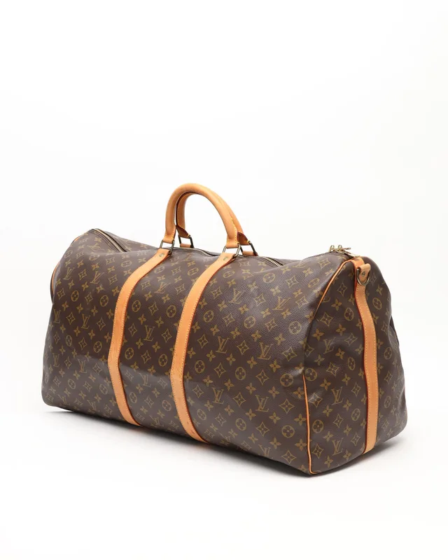 Louis Vuitton Monogram Keepall Bandoulière 60 Weekend Bag in Coated canvas from A Retro Tale, photo 2 of 15