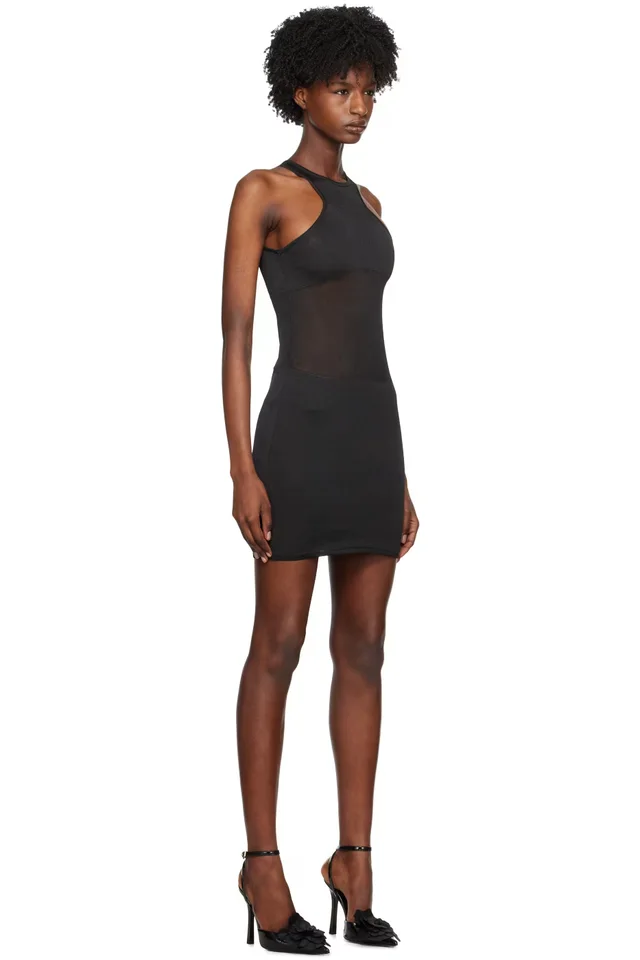 Gauge81 Black Elaine Minidress, photo 2 of 4 from SSENSE