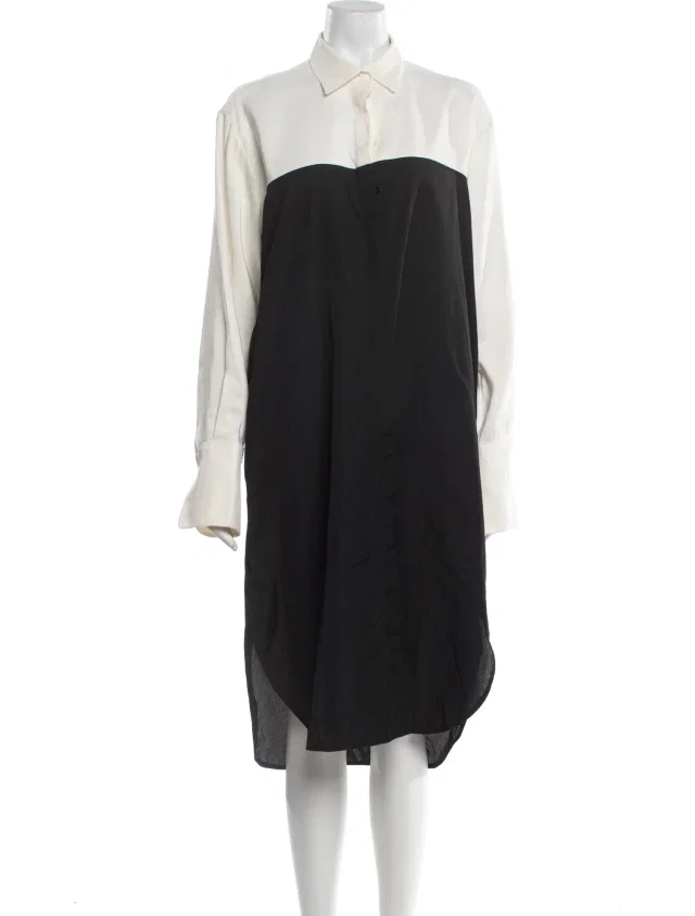 The Row Sonata Knee-Length Dress in black from The RealReal