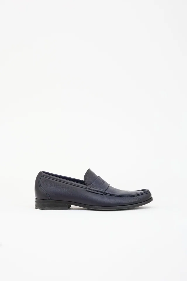 Ferragamo Leather Dupont Loafer in Leather from VSP Consignment