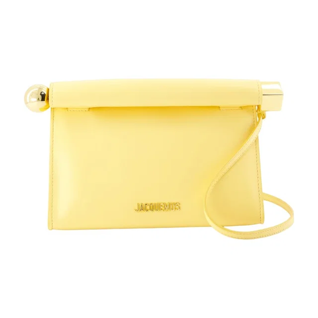 Jacquemus Shoulder Bag — Yellow Lambskin in Yellow Lambskin from HEWI