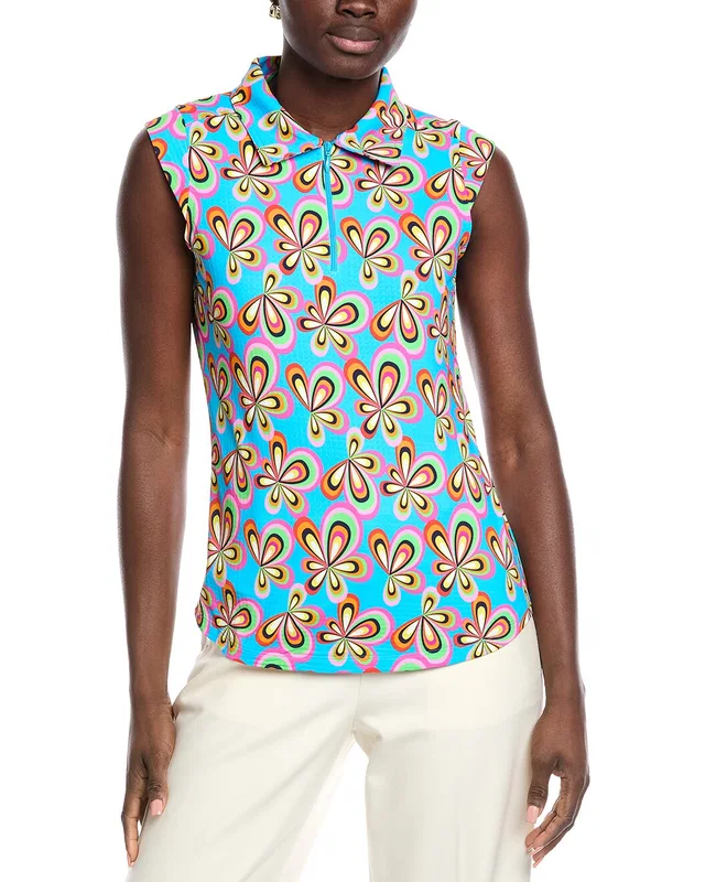 IBKUL Sleeveless Polo Shirt, image 1 of 1 from Gilt