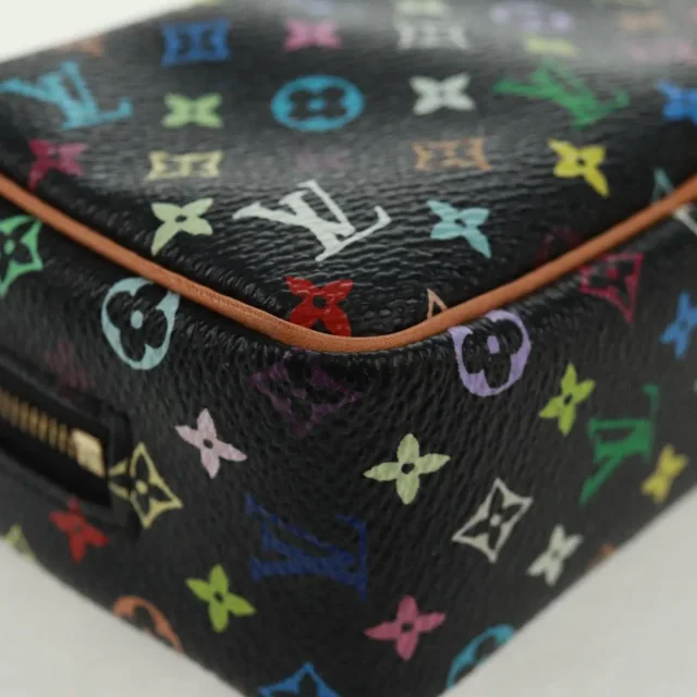 Louis Vuitton Wapity Trousse Monogram Multicolor Black Canvas Bag in Black Canvas from HEWI, photo 10 of 20