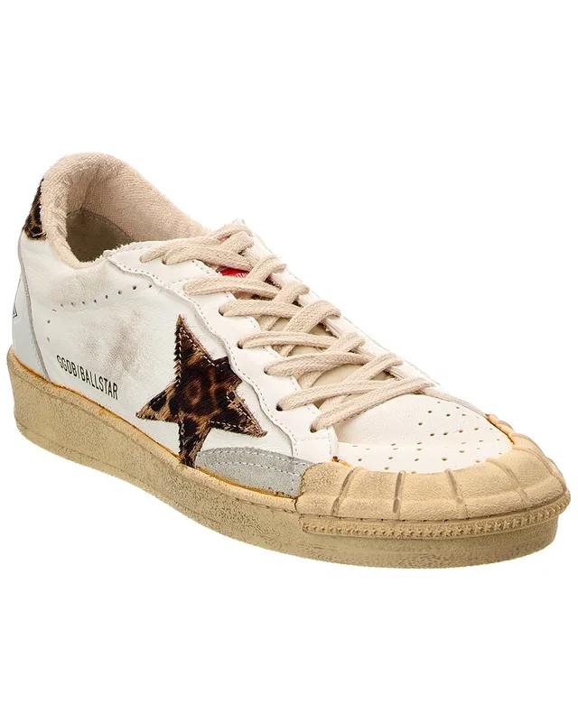 Golden Goose Ballstar Leather & Haircalf Sneaker, image 1 of 1 from Gilt
