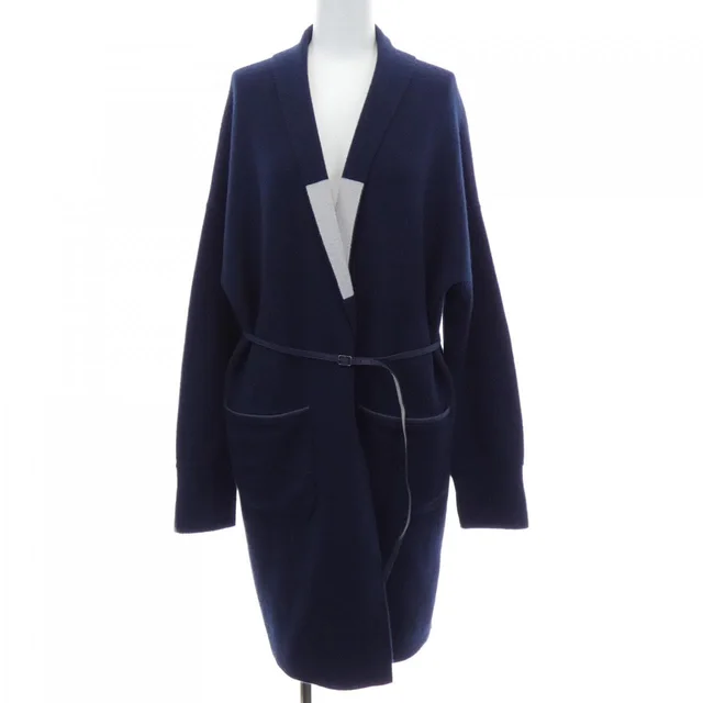 Loro Piana Piana Coat in Navy type 100% baby cashmere from KOMEHYO