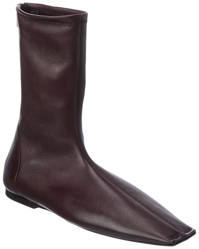 KHAITE Marlene Leather Boot, image 1 of 1 from Rue La La