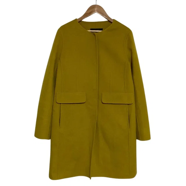 Max Mara Weekend Kuchitoamano Roulis Bar Coat 36 Yellow in Yellow from The Reluxe