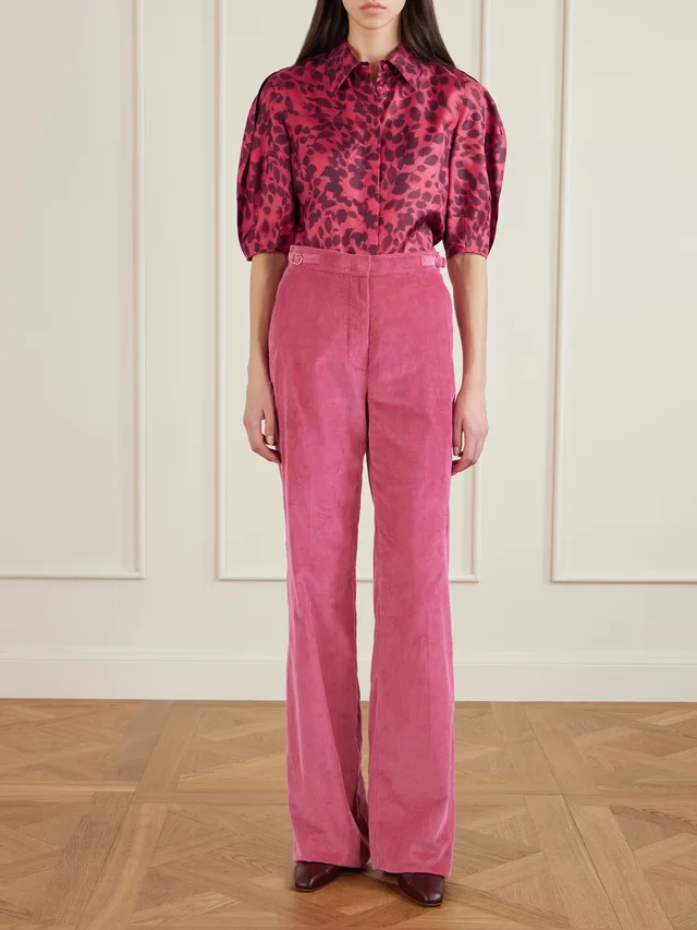 GABRIELA HEARST Sansi printed silk-twill shirt in Pink, photo 2 of 2 from NET-A-PORTER (Canada)