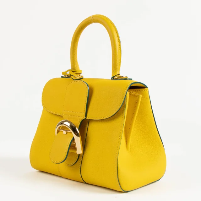 Delvaux Safran Rodeo Calf Brillant Mini Bag in Calfskin from Labellov, photo 3 of 9