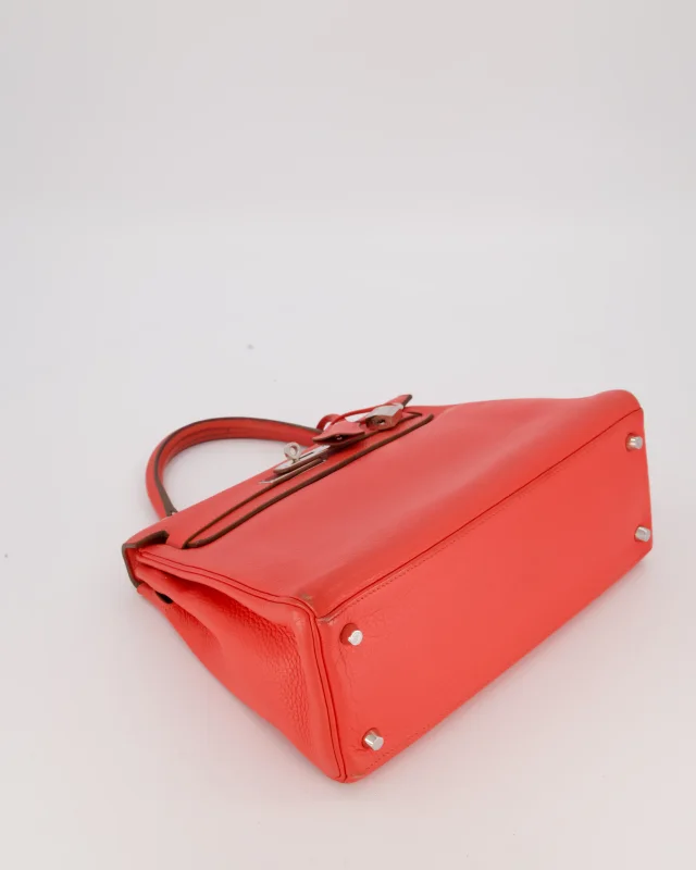 Hermès Kelly 28 Retourne Bag in Pink Togo leather from Sellier, photo 18 of 20