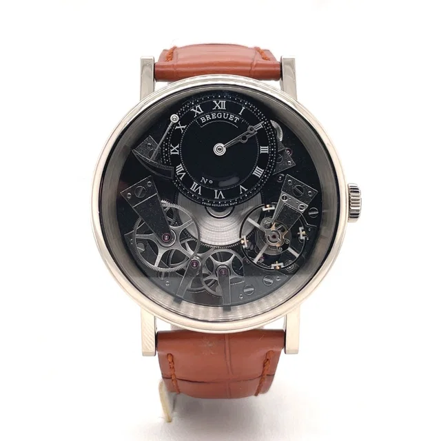 Breguet Tradition Hand Wind Mens Watch 7057BB/G9/9W6 in brown|white|gray|gold|red|black Leather from Jomashop.com