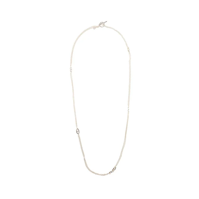 Hermès Sautoir Farandole Long Necklace Silver in Silver from EMIER