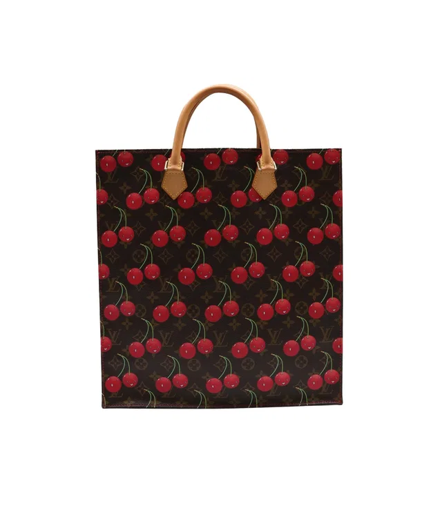 Monogram Cherry Sac Plat Hand Bag M95010 LV Auth 103602S in Coated canvas from Luxury Promise
