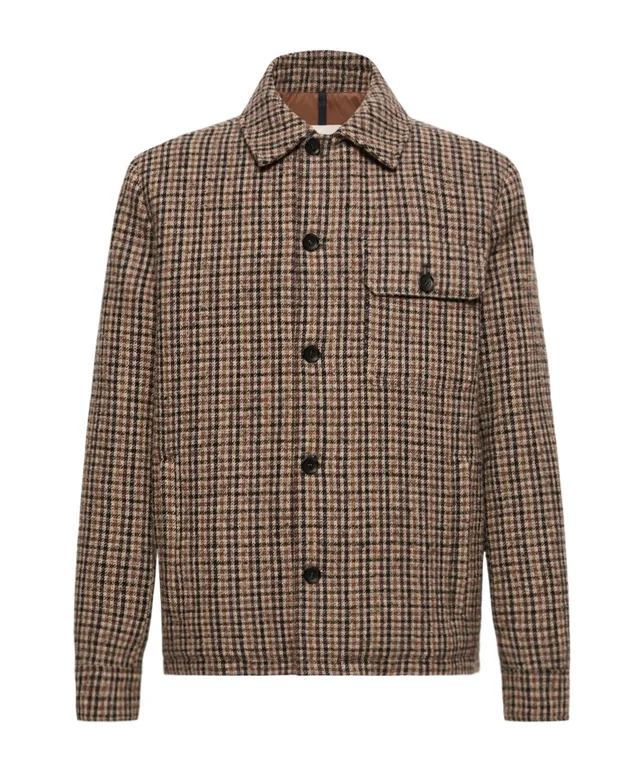 Moncler Norfol Wool Blend Down Shirt Jacket from SENSER, photo 1 of 1