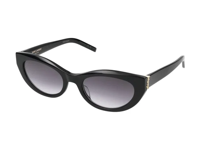 Saint Laurent Sl Sunglasses — Black Acetate in Black from HEWI