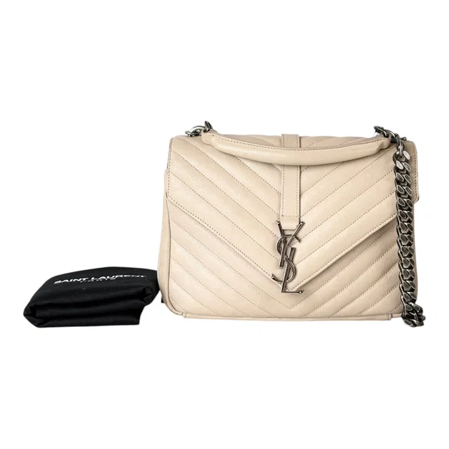 Saint Laurent College Small Calfskin Bag in Calfskin from Luxury Promise