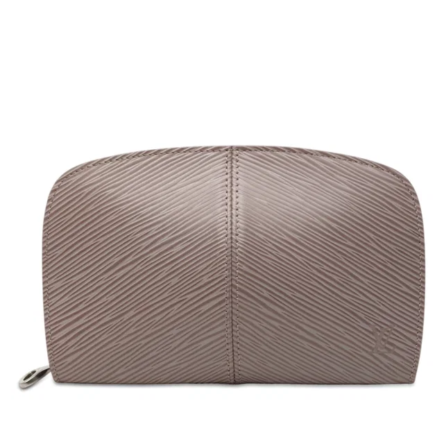 Purple Louis Vuitton Epi Demi Lune Coin Purse in Purple Leather from Designer Revival