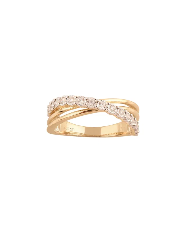 Lab Grown Diamonds Silver 0.25 ct. tw. Lab-Grown Diamond Ring, image 1 of 1 from Gilt
