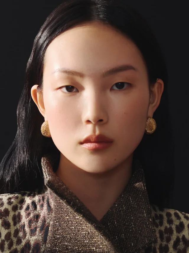 Jacquemus Herisson Textured Stud Earrings, photo 2 of 3 from SENSER