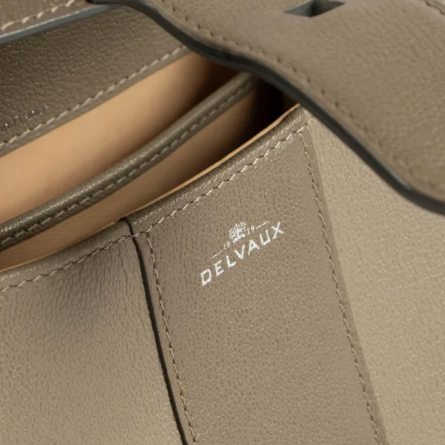 Delvaux Smoke Camaieux Rodeo Calf Brillant Mini Bag in Calfskin from Labellov, photo 7 of 8