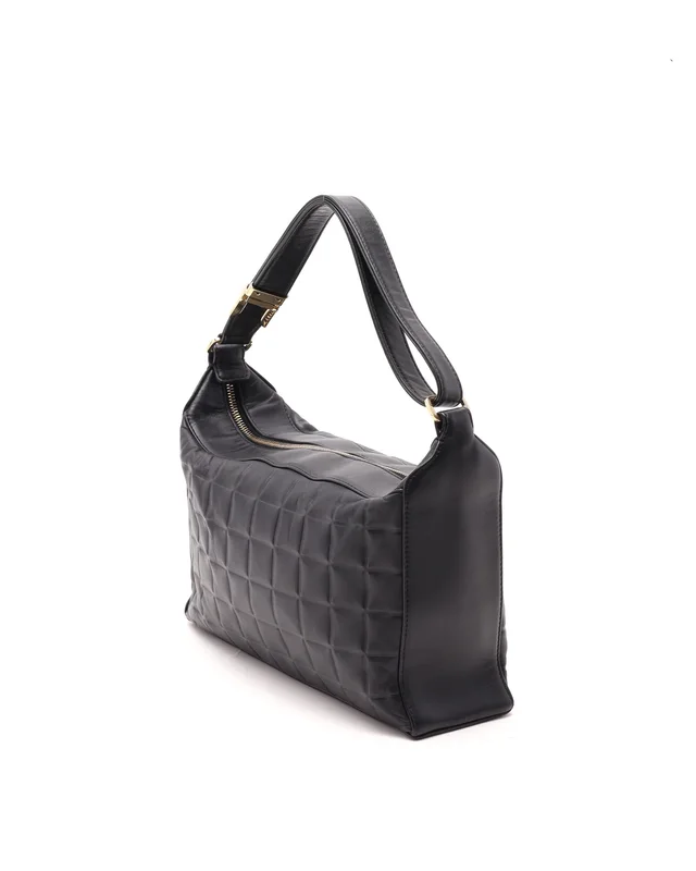 Chanel CC Chocolate Bar Bag in Brown Leather from A Retro Tale, photo 3 of 10