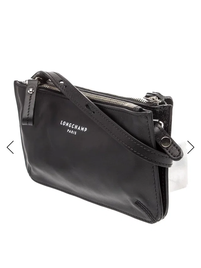 Longchamp Leather Shoulder Belt Bag in black Leather from Poshmark, photo 1 of 1